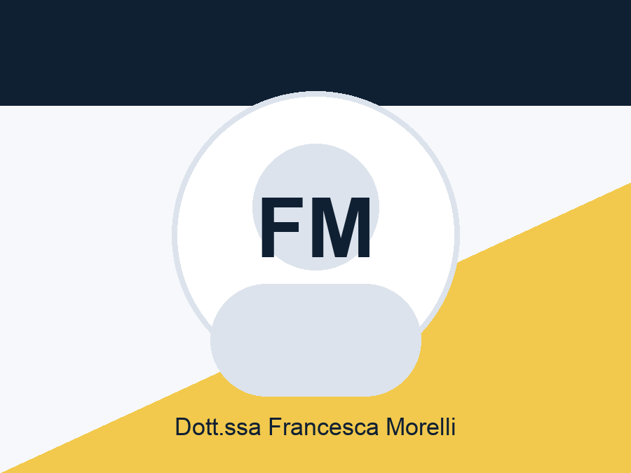 Placeholder per Dott.ssa Francesca Morelli