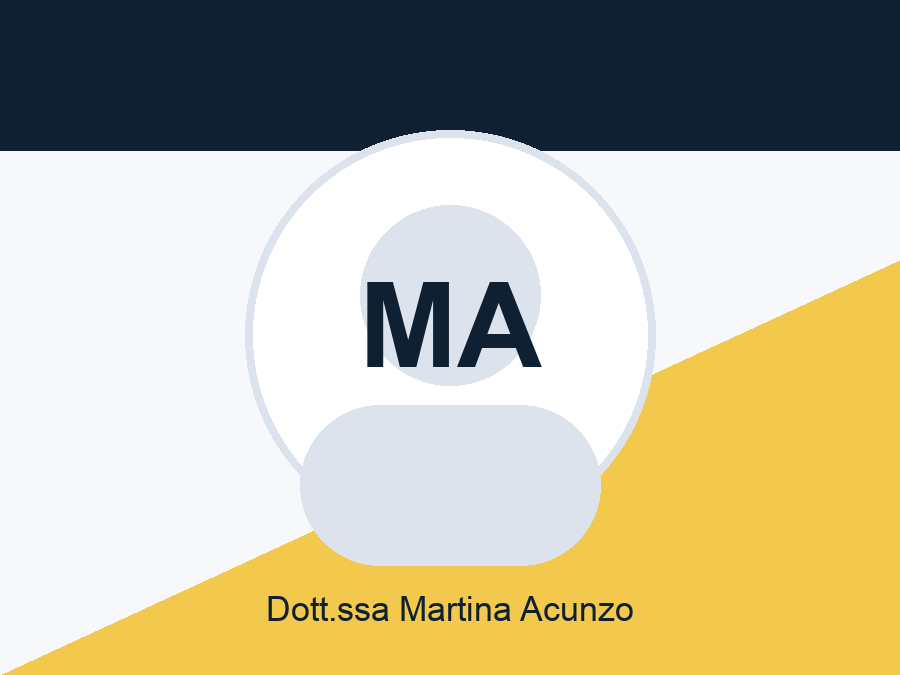 Placeholder per Dott.ssa Martina Acunzo